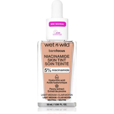 Wet n Wild BareFocus Niacinamide Skin Tint lekki podkład nawilżający odcień Light Medium (Cool) 32 ml