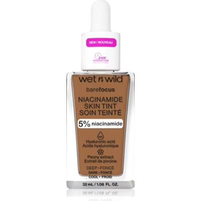 Wet n Wild BareFocus Niacinamide Skin Tint lekki podkład nawilżający odcień Deep (Warm) 32 ml