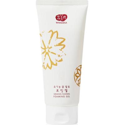 WHAMISA Organic Flowers Foaming Gel kojący i oczyszczający żel pieniący 150 ml