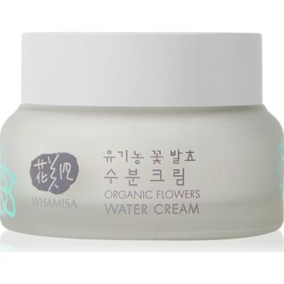 WHAMISA Organic Flowers Water Cream lekki krem nawilżający do cery odwodnionej 50 ml