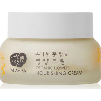 WHAMISA Organic Flowers Nourishing Cream odżywczy krem do twarzy efekt liftingująco-ujędrniający 50 ml