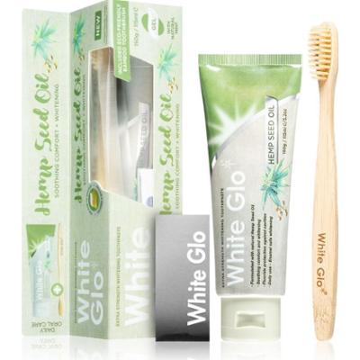 White Glo Hemp Seed Oil wybielająca pasta do zębów ze szczotką 150 g