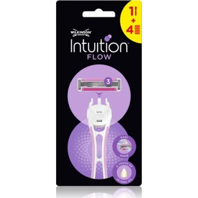 Wilkinson Sword Intuition Flow Hybrid golarka damska zapasowe ostrza 4 szt.