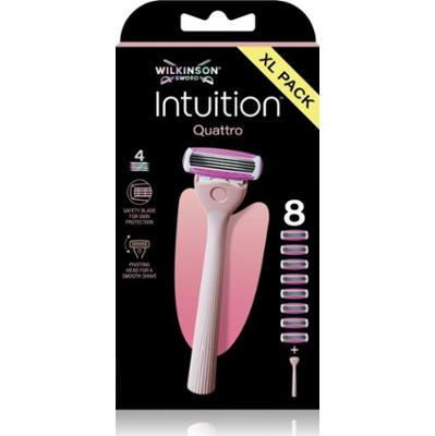 Wilkinson Sword Intuition Quattro maszynka do golenia zapasowe ostrza 5 szt.