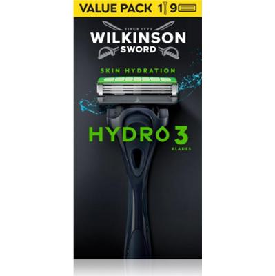Wilkinson Sword Hydro3 golarka + głowice zapasowe 8 szt.