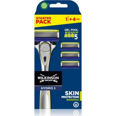 Wilkinson Sword Hydro5 Skin Protection Sensitive golarka + głowice zapasowe 4 szt.