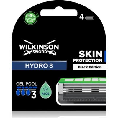 Wilkinson Sword Hydro3 Skin Protection Black Edition głowica wymienna 4 szt.