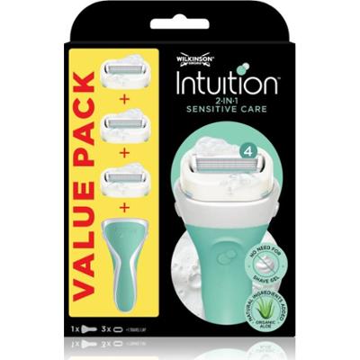 Wilkinson Sword Intuition 2 in 1 Sensitive Care maszynka do golenia zapasowe ostrza 3 szt.