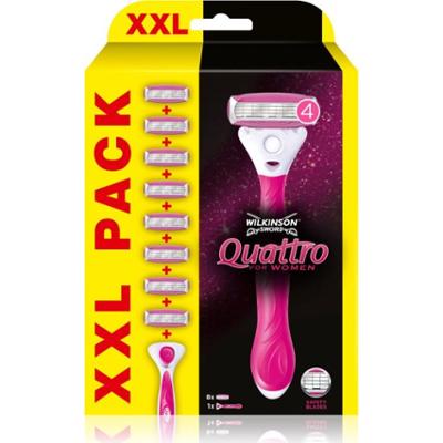 Wilkinson Sword Quattro for Women Aloe & Vit. E maszynka do golenia zapasowe ostrza 5 szt.