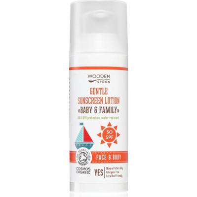 WoodenSpoon Baby & Family ochronne mleczko do opalania dla całej rodziny SPF 50 50 ml