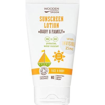 WoodenSpoon Baby & Family ochronne mleczko do opalania SPF 30 150 ml