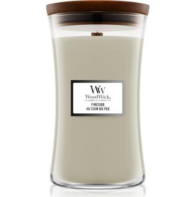 Woodwick Fireside Au Coin Du Feu świeczka zapachowa z drewnianym knotem 609.5 g