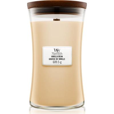 Woodwick Vanilla Bean świeczka zapachowa z drewnianym knotem 609.5 g