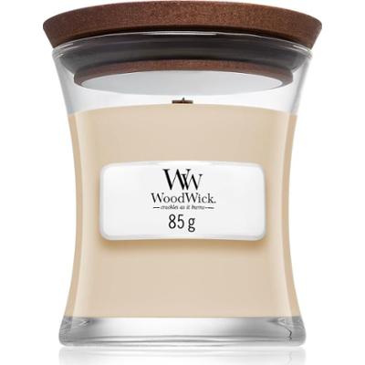 Woodwick White Honey Miel Blanc świeczka zapachowa z drewnianym knotem 85 g