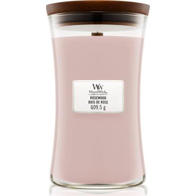 Woodwick Rosewood świeczka zapachowa z drewnianym knotem 609.5 g