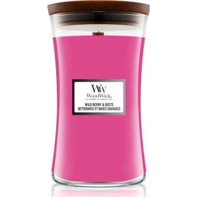 Woodwick Wild Berry & Beets świeczka zapachowa z drewnianym knotem 609.5 g
