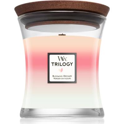 Woodwick Trilogy Blooming Orchard świeczka zapachowa 275 g