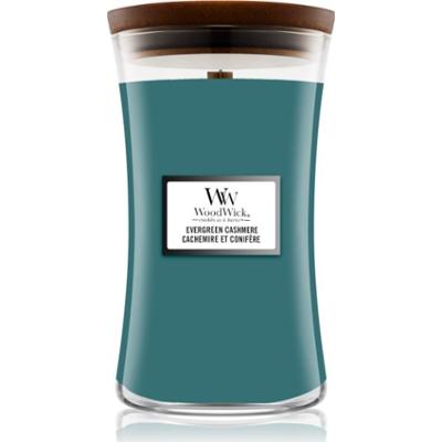 Woodwick Evergreen Cashmere świeczka zapachowa 610 g