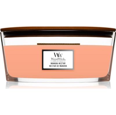 Woodwick Manuka Nectar świeczka zapachowa z drewnianym knotem (hearthwick) 453,6 g