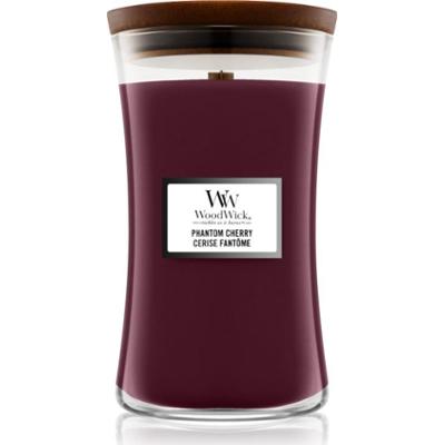Woodwick Phantom Cherry świeczka zapachowa z drewnianym knotem 609.5 g