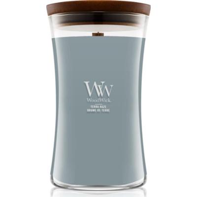 Woodwick Terra Haze świeczka zapachowa z drewnianym knotem 610 g