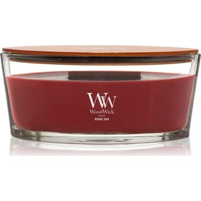 Woodwick Opulent Wood Rouge Oud świeczka zapachowa z drewnianym knotem 453.6 g