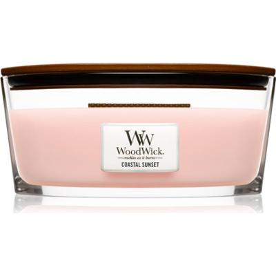 Woodwick Coastal Sunset świeczka zapachowa z drewnianym knotem (hearthwick) 453 g