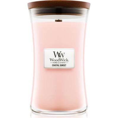 Woodwick Coastal Sunset świeczka zapachowa z drewnianym knotem 609.5 g