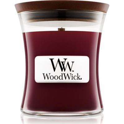 Woodwick Black Cherry świeczka zapachowa z drewnianym knotem 85 g