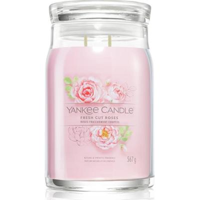 Yankee Candle Fresh Cut Roses świeczka zapachowa Signature 567 g