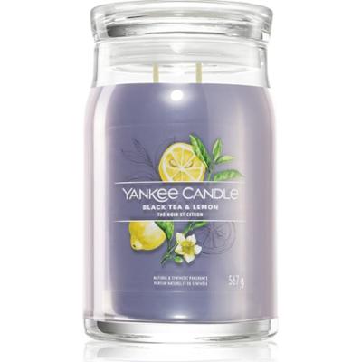 Yankee Candle Black Tea & Lemon świeczka zapachowa 567 g