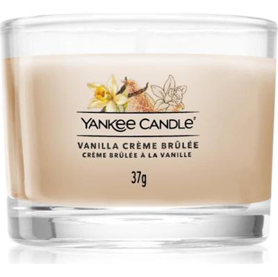 Yankee Candle Vanilla Crème Brûlée sampler świeca glass 37 g