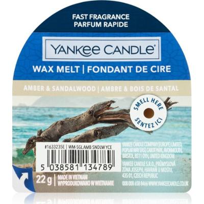 Yankee Candle Amber & Sandalwood wosk do aromaterapii 22 g