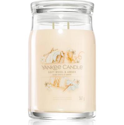 Yankee Candle Soft Wool & Amber świeczka zapachowa 567 g