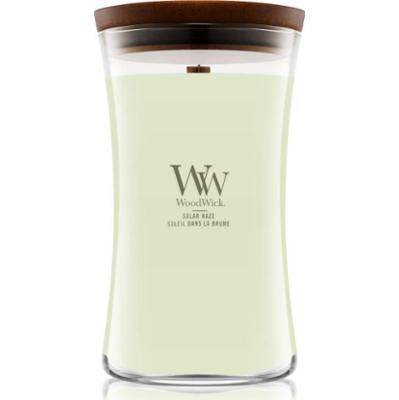 Woodwick Solar Haze świeczka zapachowa z drewnianym knotem 610 g