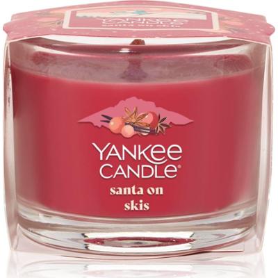 Yankee Candle Santa On Skis sampler świeca glass 37 g