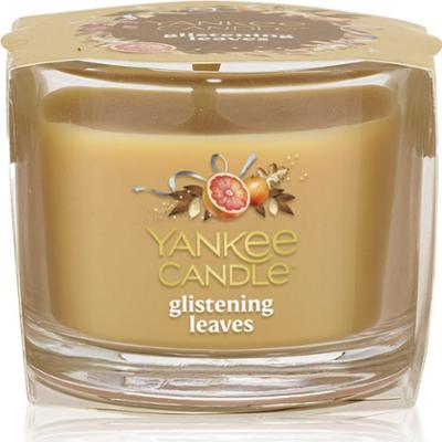 Yankee Candle Glistening Leaves sampler świeca glass 37 g