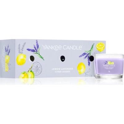 Yankee Candle Lemon Lavender zestaw upominkowy 3x37 g