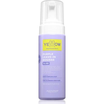 Yellow Professional Silver Purple Leave-In Mousse pianka do włosów neutralizująca żółtawe odcienie 160 ml