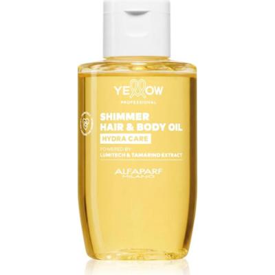 Yellow Professional Hydra Care Shimmer Hair & Body Oil olejek nawilżający do wszystkich rodzajów włosów 100 ml