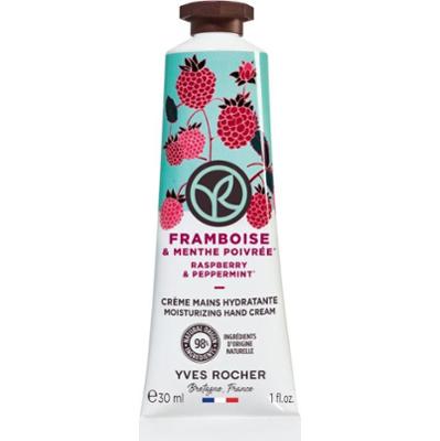 Yves Rocher Bain de Nature krem do rąk Raspberry & Peppermint 30 ml
