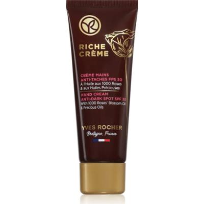 Yves Rocher Riche Créme krem do rąk na plamy pigmentacyjne SPF 30 50 ml