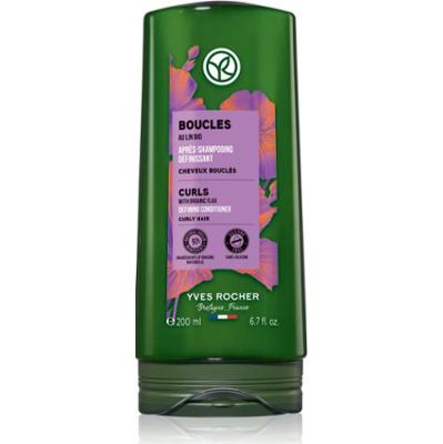 Yves Rocher Boucles odżywka do włosów kręconych with organic flax 200 ml
