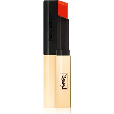 Yves Saint Laurent Rouge Pur Couture The Slim cienka szminka matująca zapewniająca skórzany efekt na ustach odcień 2 Strange Orange 2,2 g