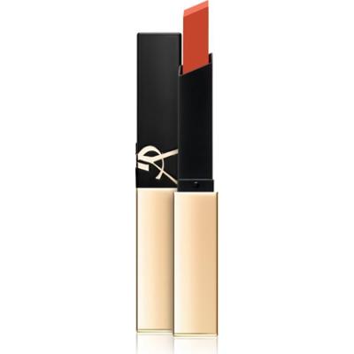 Yves Saint Laurent Rouge Pur Couture The Slim cienka szminka matująca zapewniająca skórzany efekt na ustach odcień 24 2.2 g