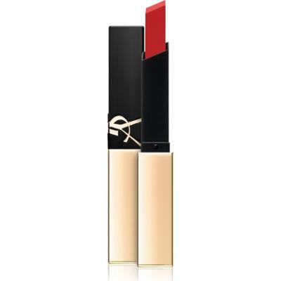 Yves Saint Laurent Rouge Pur Couture The Slim cienka szminka matująca zapewniająca skórzany efekt na ustach odcień 30 2.2 g