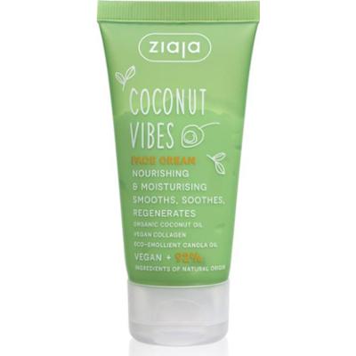 Ziaja Coconut Vibes nocny krem do twarzy regenerujące skórę 50 ml