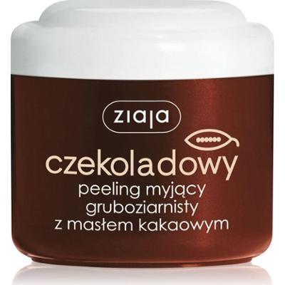 Ziaja Masło Kakaowe czekoladowy peeling myjący gruboziarnisty z masłem kakaowym 200 ml