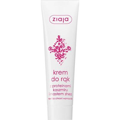 Ziaja Kuracja Kaszmirowa z Olejkiem Amarantusowym krem do rąk z proteinami kaszmiru i masłem shea 100 ml