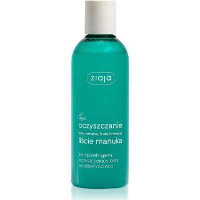 Ziaja Liście Manuka żel z peelingiem oczyszczający pory na dzień/na noc 200 ml